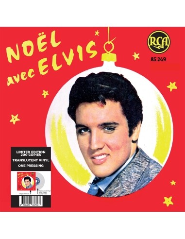 Elvis Presley - Noël Avec Elvis - Vinyle Transparent (France) (Vinyle 7'')