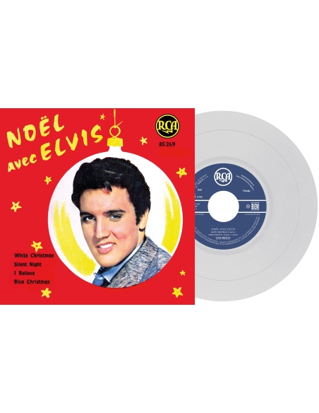 Elvis Presley - Noël Avec Elvis - Vinyle Transparent (France) (Vinyle 7'')