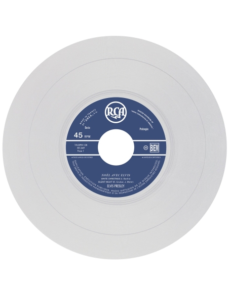 Elvis Presley - Noël Avec Elvis - Vinyle Transparent (France) (Vinyle 7'')