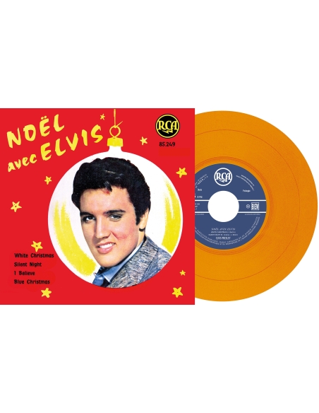 Elvis Presley - Noël Avec Elvis - Vinyle Orange (France) (Vinyle 7'')