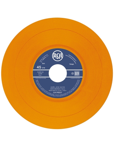 Elvis Presley - Noël Avec Elvis - Vinyle Orange (France) (Vinyle 7'')