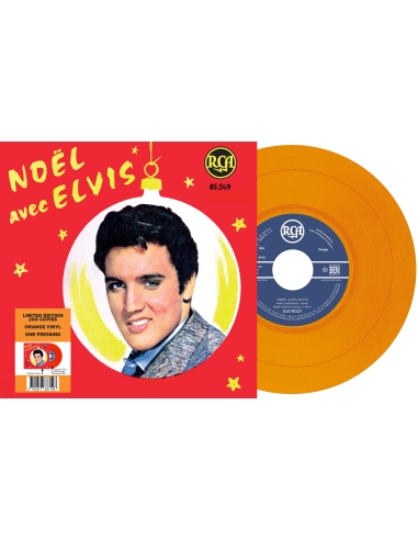 Elvis Presley - Noël Avec Elvis - Vinyle Orange (France) (Vinyle 7'')