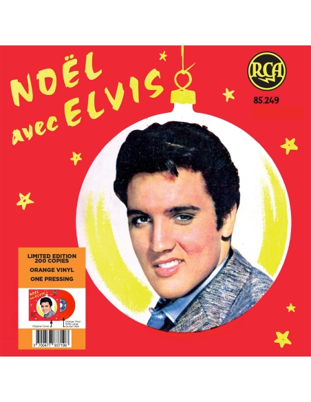 Elvis Presley - Noël Avec Elvis - Vinyle Orange (France) (Vinyle 7'')