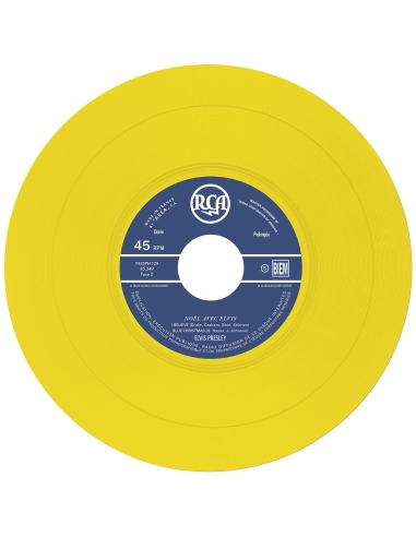 Elvis Presley - Noël Avec Elvis - Vinyle Jaune (France) (Vinyle 7'')