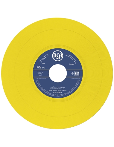 Elvis Presley - Noël Avec Elvis - Vinyle Jaune (France) (Vinyle 7'')