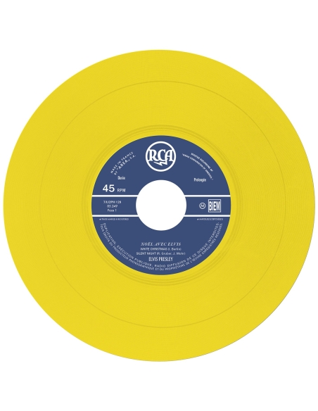 Elvis Presley - Noël Avec Elvis - Vinyle Jaune (France) (Vinyle 7'')