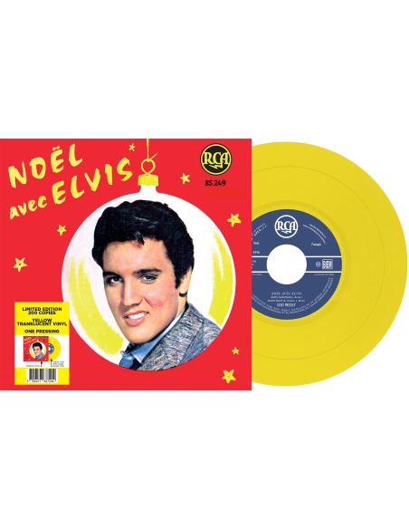 Elvis Presley - Noël Avec Elvis - Vinyle Jaune (France) (Vinyle 7'')