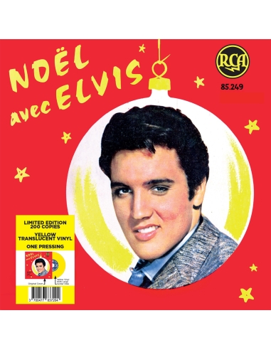Elvis Presley - Noël Avec Elvis - Vinyle Jaune (France) (Vinyle 7'')