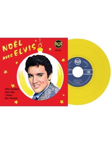 Elvis Presley - Noël Avec Elvis - Vinyle Jaune (France) (Vinyle 7'')