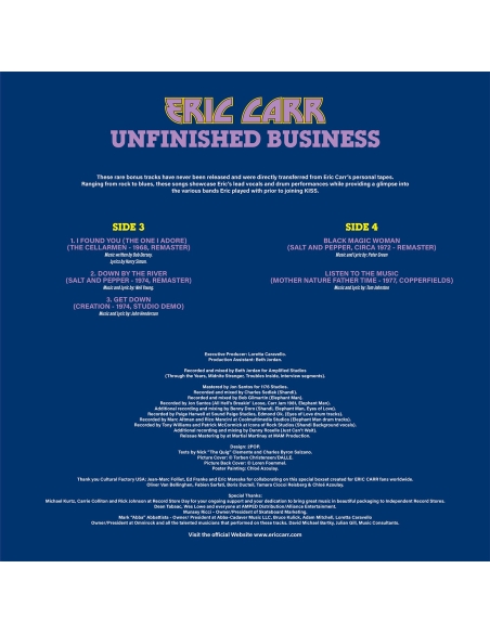 Eric Carr - Unfinished Business - RSD 2024 (Vinyle)