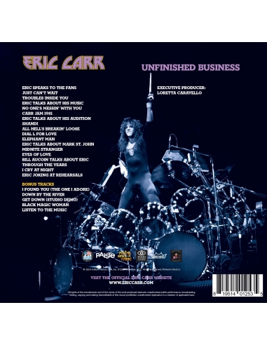 Eric Carr - Unfinished Business - RSD 2024 (CD)