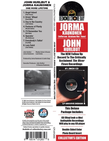 John Hurlbut & Jorma Kaukonen - One More Lifetime - RSD 2024 (CD)