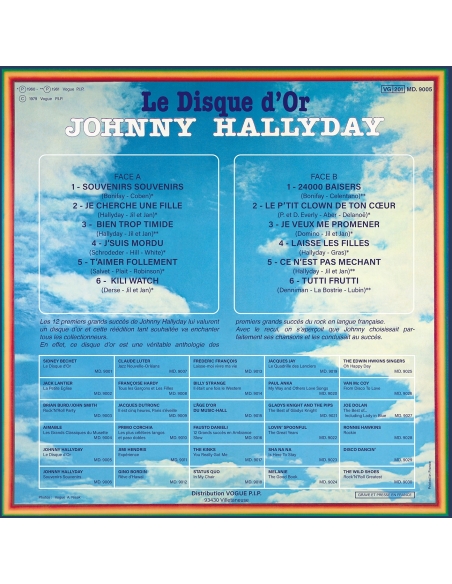 Johnny Hallyday - Le Coffret D'Or - RSD 2024 (Vinyle + K7 + CD)