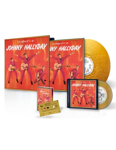 Johnny Hallyday - Le Coffret D'Or - RSD 2024 (Vinyle + K7 + CD)
