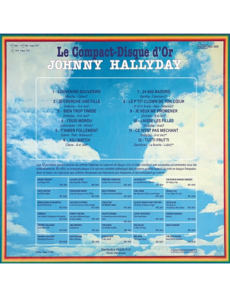 Johnny Hallyday - Le Coffret D'Or - RSD 2024 (Vinyle + K7 + CD)