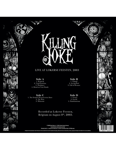 Killing Joke - Live At Lokerse Feesten, 2003 - RSD 2024 (Vinyle + DVD)