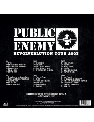 Public Enemy – Revolverlution Tour, 2003 - RSD 2024 (Vinyle)