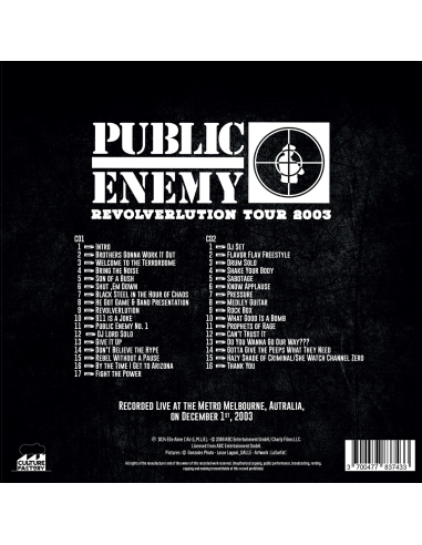 Public Enemy – Revolverlution Tour, 2003 - RSD 2024 (CD)