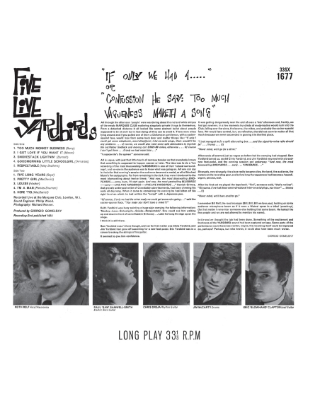 The Yardbirds - 5 Live Yardbirds - RSD 2024 (Vinyle)
