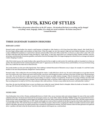 Elvis Presley - Elvis Styles - RSD 2024 (Vinyle)