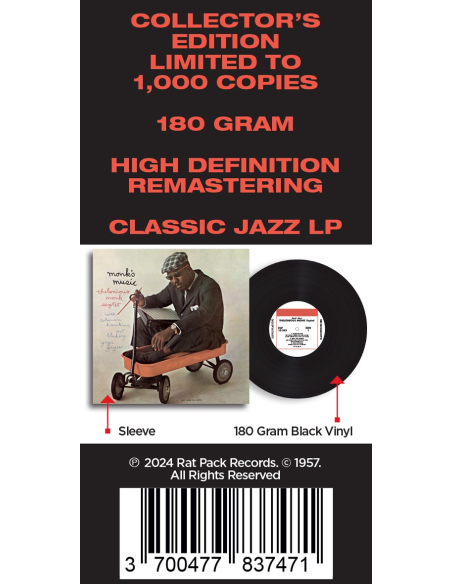 Thelonious Monk Septet - Monk's Music (Vinyle)