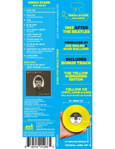Ringo Starr - Old Wave - Yellow Submarine Edition (CD)