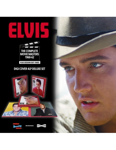 Elvis Presley - The Complete Movie Masters 1960-62 - Plus Session Out-Takes - MRS (COFFRET 4 LP CLEAR)