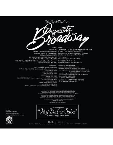 Orquesta Broadway -  New York City Salsa (Vinyle)