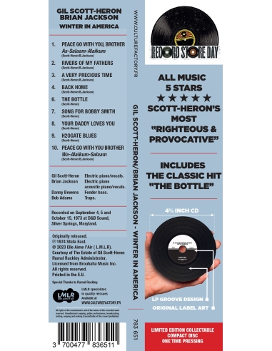 Gil Scott-Heron - Winter in America - RSD 2024 (CD)