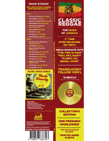 Various - Rock Steady (Classics from Treasure Isle) Vol.1 (Vinyle)