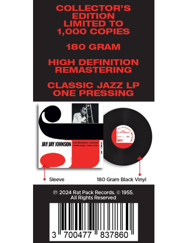 Jay Jay Johnson - The Eminent Jay Jay Johnson Volume 1 (Vinyle)
