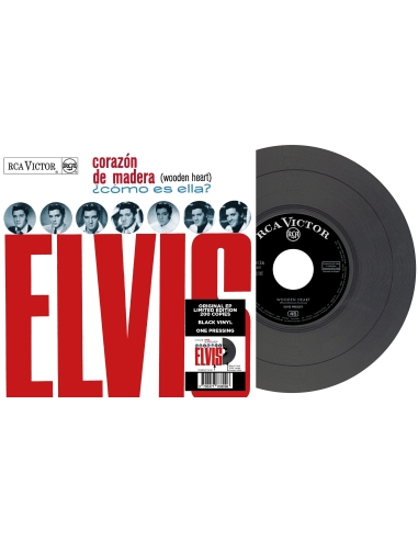Elvis Presley - Corazón de Madera - Vinyle Noir (Espagne) (Vinyle 7'')