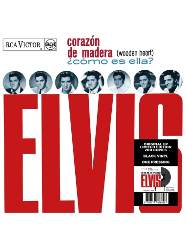 Elvis Presley - Corazón de Madera - Vinyle Noir (Espagne) (Vinyle 7'')