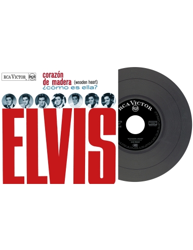 Elvis Presley - Corazón de Madera - Vinyle Noir (Espagne) (Vinyle 7'')