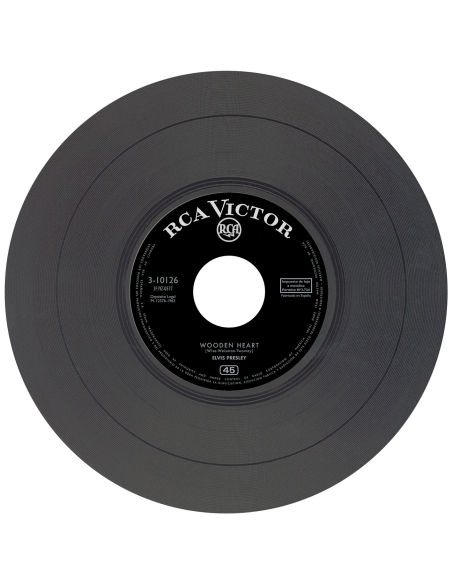Elvis Presley - Corazón de Madera - Vinyle Noir (Espagne) (Vinyle 7'')