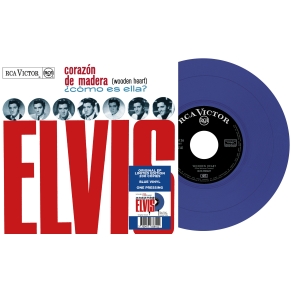 Elvis Presley - Corazón de Madera - Vinyle Bleu (Espagne) (Vinyle 7'')