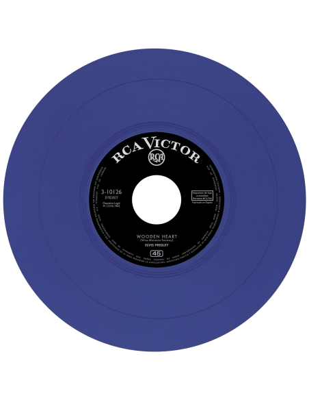 Elvis Presley - Corazón de Madera - Vinyle Bleu (Espagne) (Vinyle 7'')