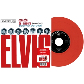 Elvis Presley - Corazón de Madera - Vinyle Rouge (Espagne) (Vinyle 7'')