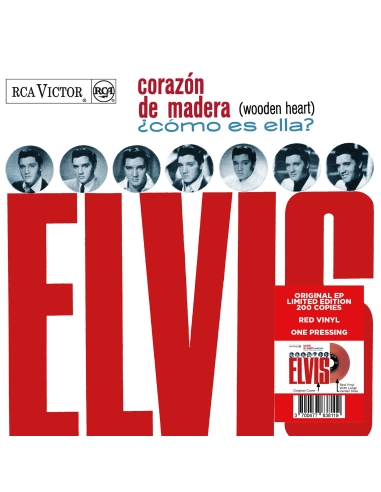 Elvis Presley - Corazón de Madera - Vinyle Rouge (Espagne) (Vinyle 7'')