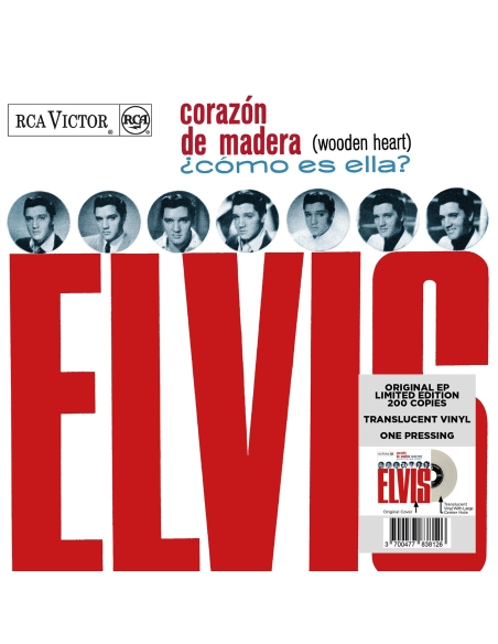 Elvis Presley - Corazón de Madera - Vinyle Translucide (Espagne) (Vinyle 7'')