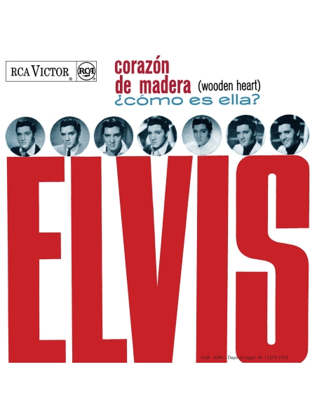 Elvis Presley - Corazón de Madera - Vinyle Translucide (Espagne) (Vinyle 7'')