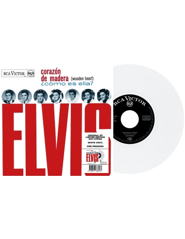 Elvis Presley - Corazón de Madera - Vinyle Blanc (Espagne) (Vinyle 7'')