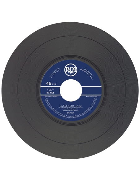 Elvis Presley - Love Me Tender - Vinyle Noir (Belgium) (Vinyle 7'')
