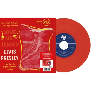 Elvis Presley - Love Me Tender - Vinyle Rouge (Belgium) (Vinyle 7'')