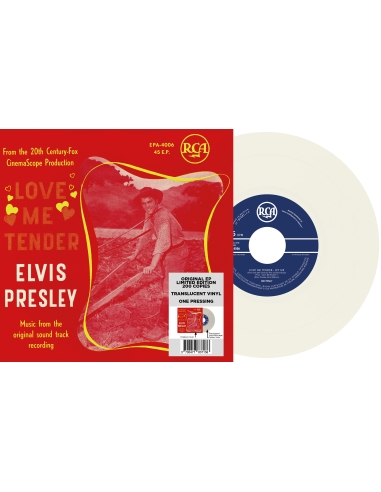 Elvis Presley - Love Me Tender - Vinyle Translucide (Belgium) (Vinyle 7'')