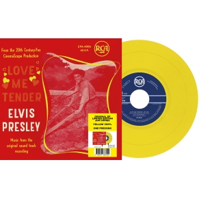 Elvis Presley - Love Me Tender - Vinyle Jaune  (Belgium) (Vinyle 7'')