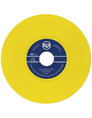 Elvis Presley - Love Me Tender - Vinyle Jaune  (Belgium) (Vinyle 7'')