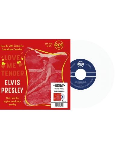 Elvis Presley - Love Me Tender - Vinyle Blanc (Belgium) (Vinyle 7'')