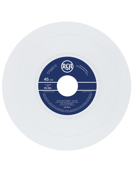 Elvis Presley - Love Me Tender - Vinyle Blanc (Belgium) (Vinyle 7'')