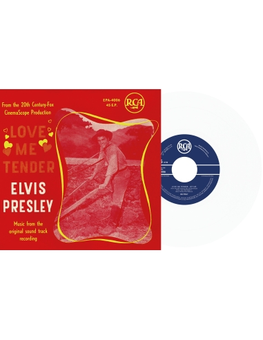 Elvis Presley - Love Me Tender - Vinyle Blanc (Belgium) (Vinyle 7'')